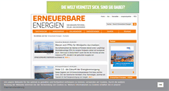 Desktop Screenshot of erneuerbareenergien.de