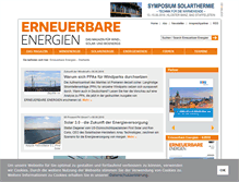 Tablet Screenshot of erneuerbareenergien.de